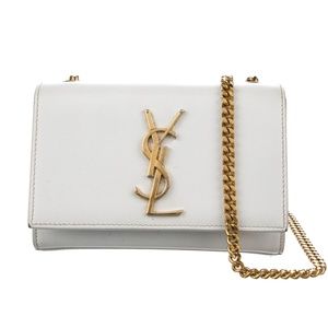 SAINT LAURENT Small Grain De Poudre Kate Bag